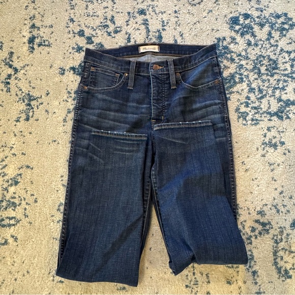 Madewell Slim Straight 28 Waist 28 Inseam 10  Inch Rise - Picture 5 of 6